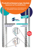 2 Stück SAVOLAR Solarmodul Halterung Balkonkraftwerk bis 117cm (46 Zoll) Winkel Einstellbar 0-90°, Robuste Neigungshalterungen für Balkonkraftwerk Halterung (für 2 Solarmodule )
